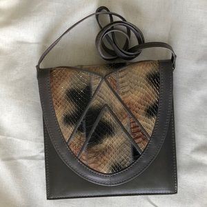 vintage grey purse, 1940s inspired